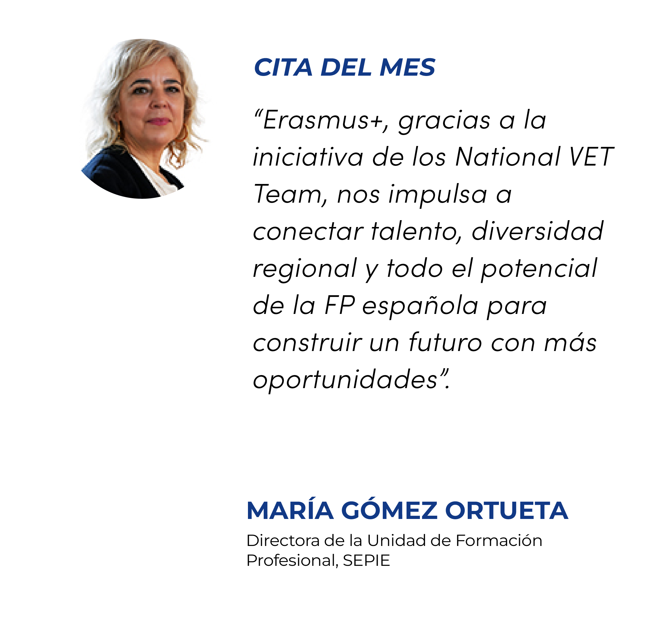 Cita del mes