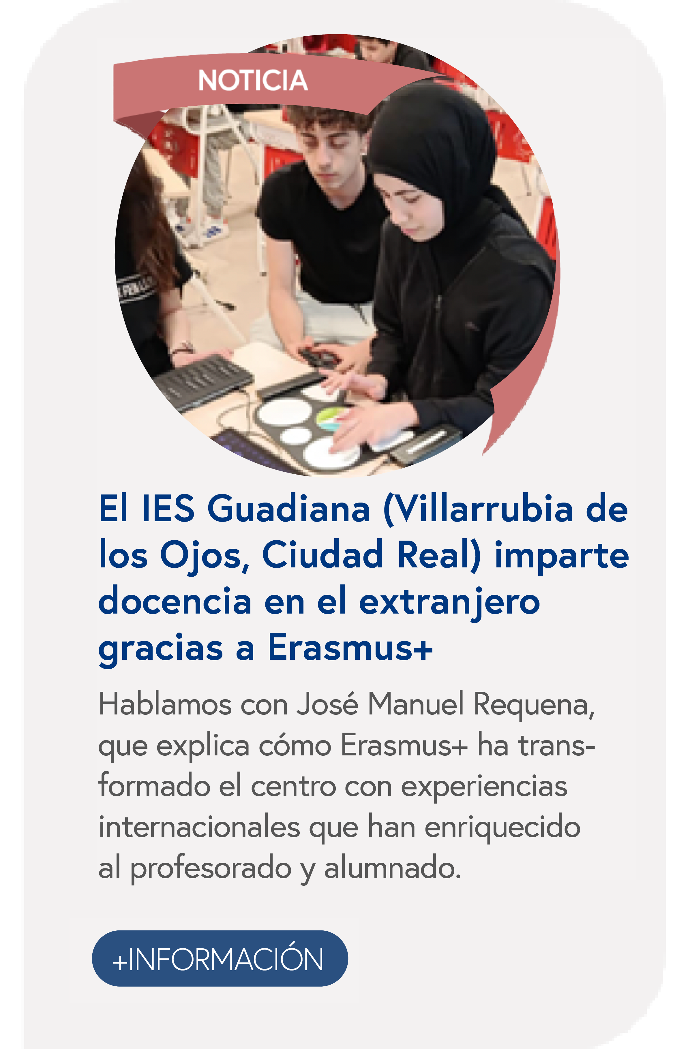 El IES Guadiana (Villarrubia de los Ojos, Ciudad Real) imparte docencia en el extranjero gracias a Erasmus+ 