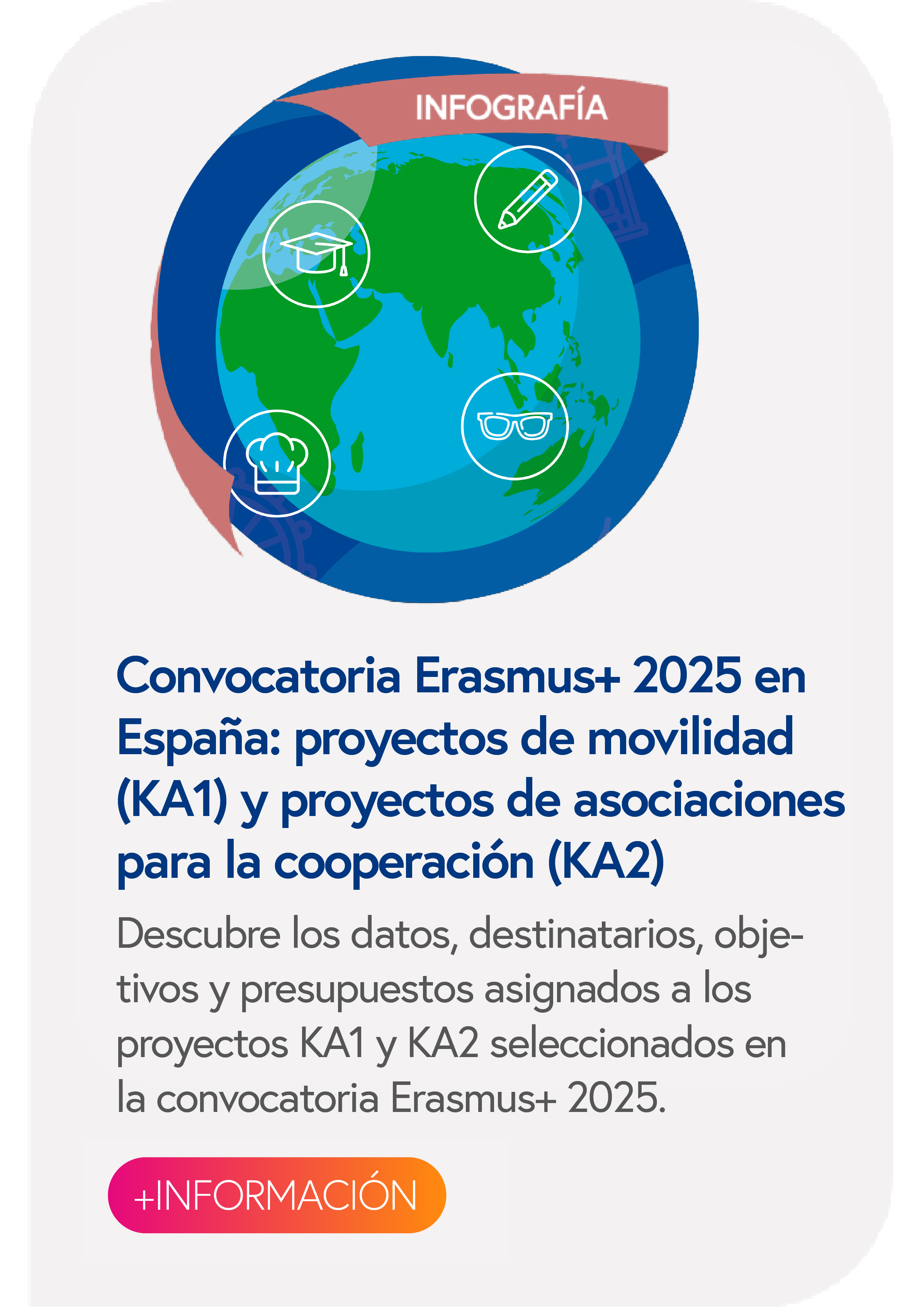 Convocatoria Erasmus+ 2025 en España: proyectos de movilidad (KA1) y proyectos de asociaciones para la cooperación (KA2)